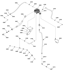 Vaporizer Group Diagram and Parts List for 080087-00  Briggs and Stratton Generator